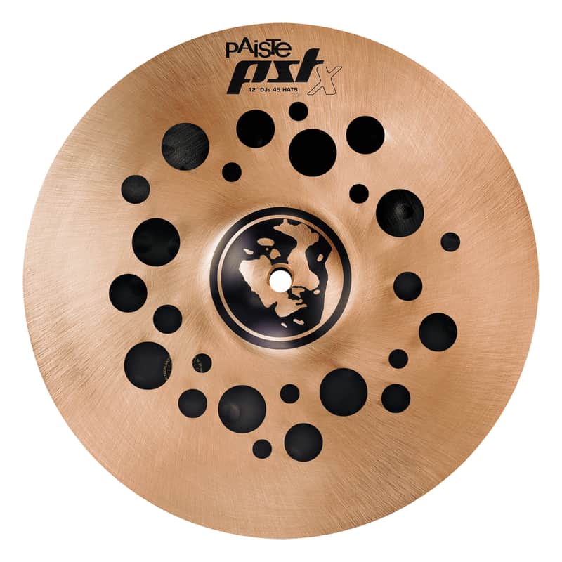 Paiste 12" PST X DJs 45 Hi-Hat Cymbals (Pair) image 1