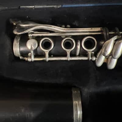 Normandy 4 Wood Clarinet With Case No Mouth Piece or Barrel Joint image 4