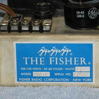 FISHER 70A-2 1956 METAL; image 5