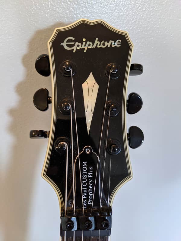 Epiphone Prophecy Les Paul Custom EX Plus with FRX Floyd Rose and