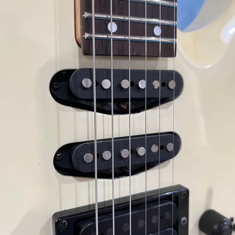 Yamaha RGX-612R 1990s Vintage White Made in Japan Super Strat | Reverb