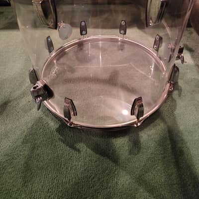 Ludwig Vistalite Reissue Zep Outfit 10x14 / 16x16 / 16x18 / 14x26" Drum Set 2001 - Present - Clear image 7