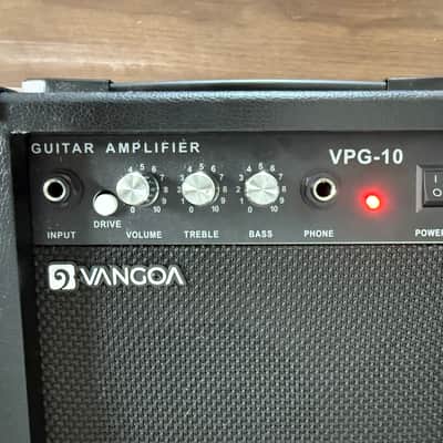 Vangoa Vangoa Electric Guitar Amp - 10W Mini Portable Practice Amp with Headphone Jack and Distortion Tone, Black 2022 - Black image 3