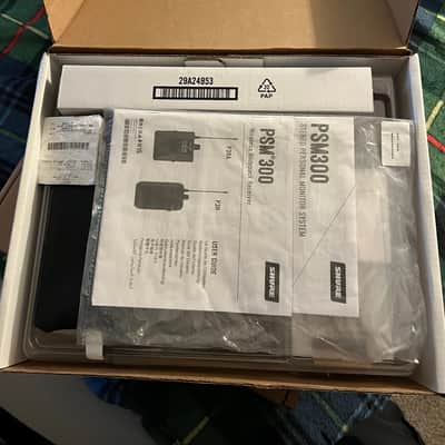 2 x Shure PSM300/P3RA G20 Band - Black image 10