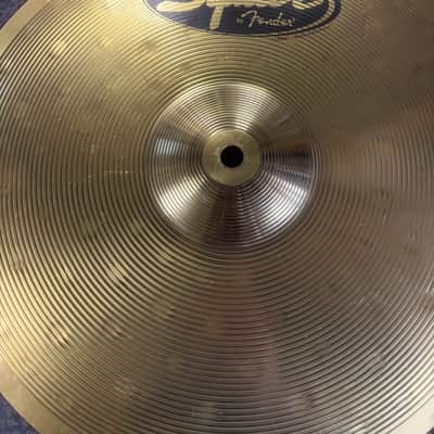 Squier 14" Brass Hi-Hat Cymbals (Used) image 2