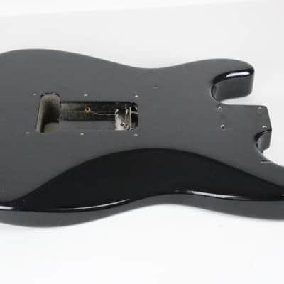 1989 Vintage Squier Fender Stratocaster Factory Black BODY Made in USA Strat 1980s image 15