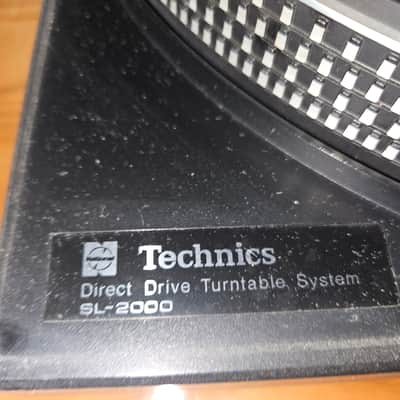 Technics SL-2000 Direct Drive Turntable 1976 - 1977 - Black image 6