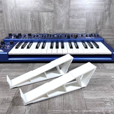 15º Stand for Behringer MS-1 / MS-101 Synth - Roland SH101- Color WHITE - by KZcraftworks - US Seller image 7