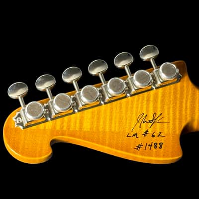 2024 Knaggs Larry Mitchell Signature Severn Tier 2 Flame Top Gloss ~ Charcoal Burst image 9