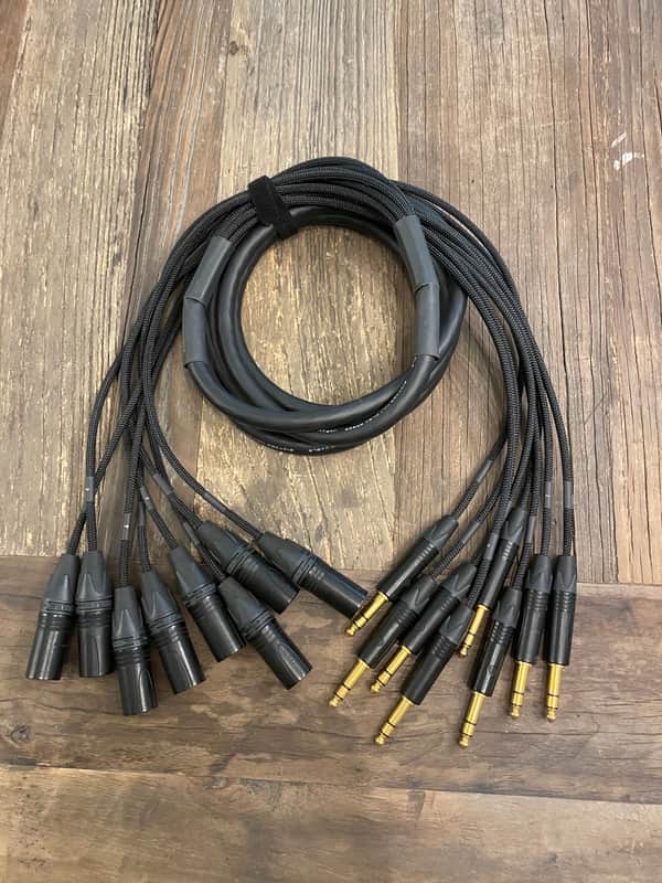 Mogami Gold 8-channel 10’ Cable Snake 1/4 inch TRS to XLR Male image 1