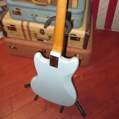 Vintage Circa 1965 Gibson Kalamazoo KG-2 Blue w/ Gig Bag image 5