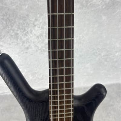 Warwick Rockbass Corvette $$ 4 string electric bass guitar in Nirvana black stai image 14