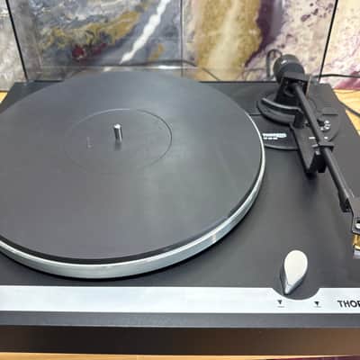 Thorens TD 280 Black Made In Germany turntable Anti Skating Tone Arm Audiophile image 3