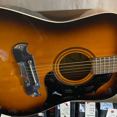 Framus Texan Sunburst 1960s Acoustic Guitar image 3