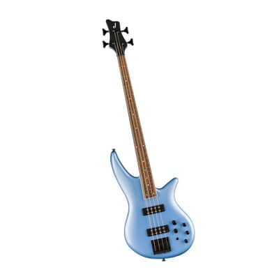 Jackson X Series Spectra Bass SBX IV 4-String Right-Handed Bass Guitar with Nyatoh Body and Laurel Fingerboard (Matte Blue Frost) image 2