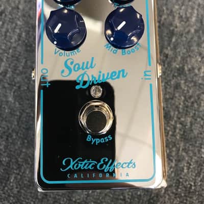 Xotic Soul Driven Overdrive Pedal - Chrome- New! image 4