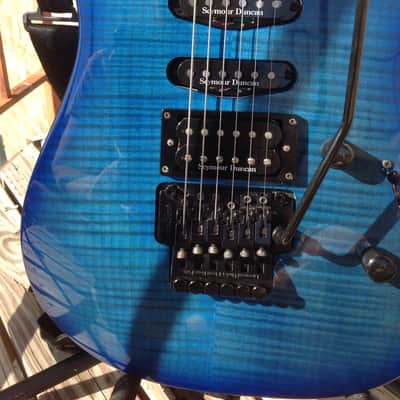 Jackson DX1 1997 Trans Blue image 4
