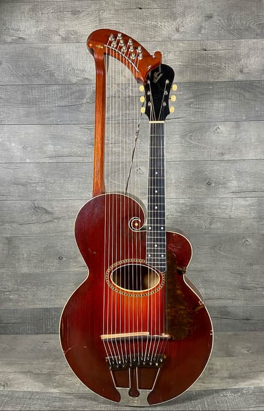 Gibson Style U Harp Guitar