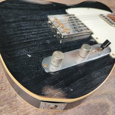 MyDream Partcaster Custom Built - Relic Black Double Bindings Dreamsongs image 5
