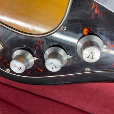 Teisco Style 2 Pickup Vintage Japanese Bass - Tobacco Sunburst image 5