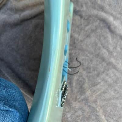 Fender USA Highway One American Strat body with bridge 2007 - Daphne Blue image 14