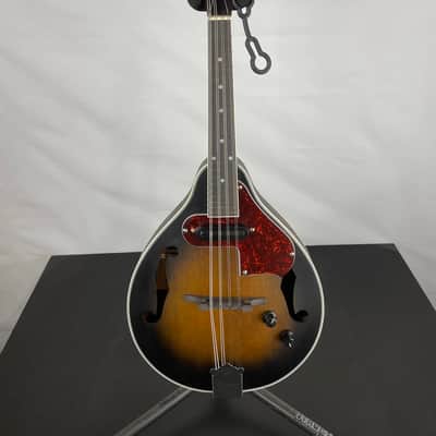 Ibanez M510E A-Style Acoustic-Electric Mandolin, Spruce Top, Open Pore Vintage Sunburst image 1