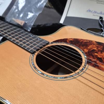 DAVE MUSTAINE'S MEGADETH Studio Breedlove USA Herringbone Acoustic Guitar with L.R. Baggs electric pickup - Album writing recording guitar Artist owned by Dave Mustaine pre-Gibson signature era image 4