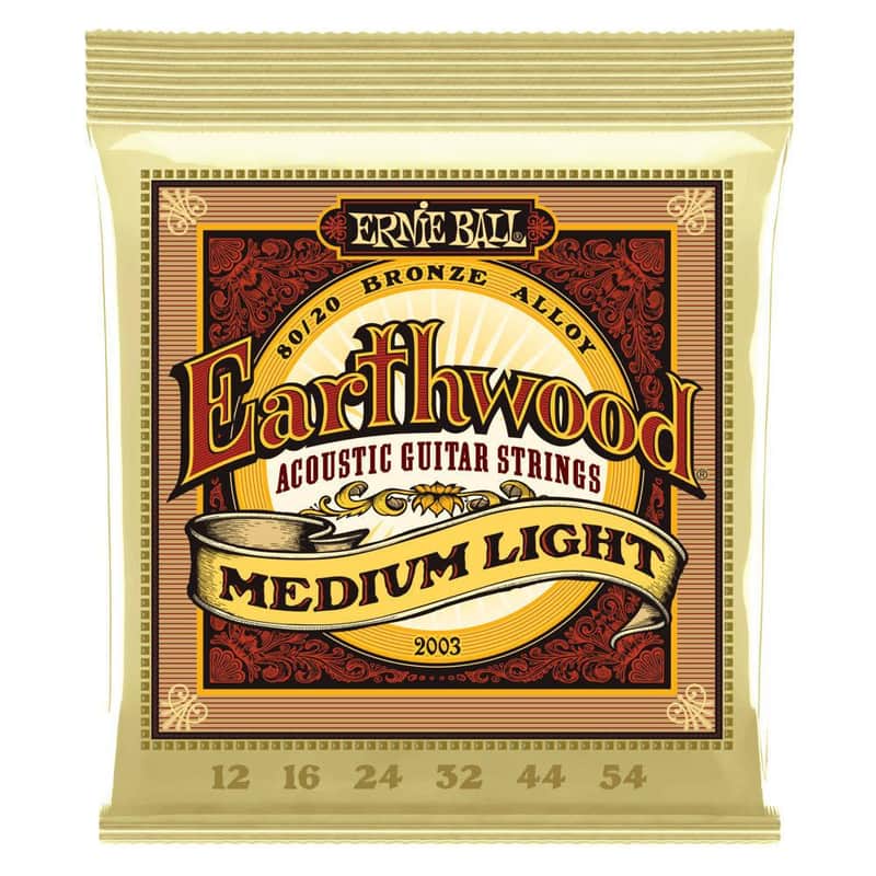 Earthwood Medium Light 80/20 Bronze Acoustic Guitar 12-54 image 1