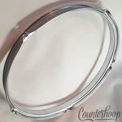 *Vintage Tall-Boy 12" Tom Drum Rim/Hoop 5-Hole 1 1/4" 60s Rogers Holiday Style* image 2