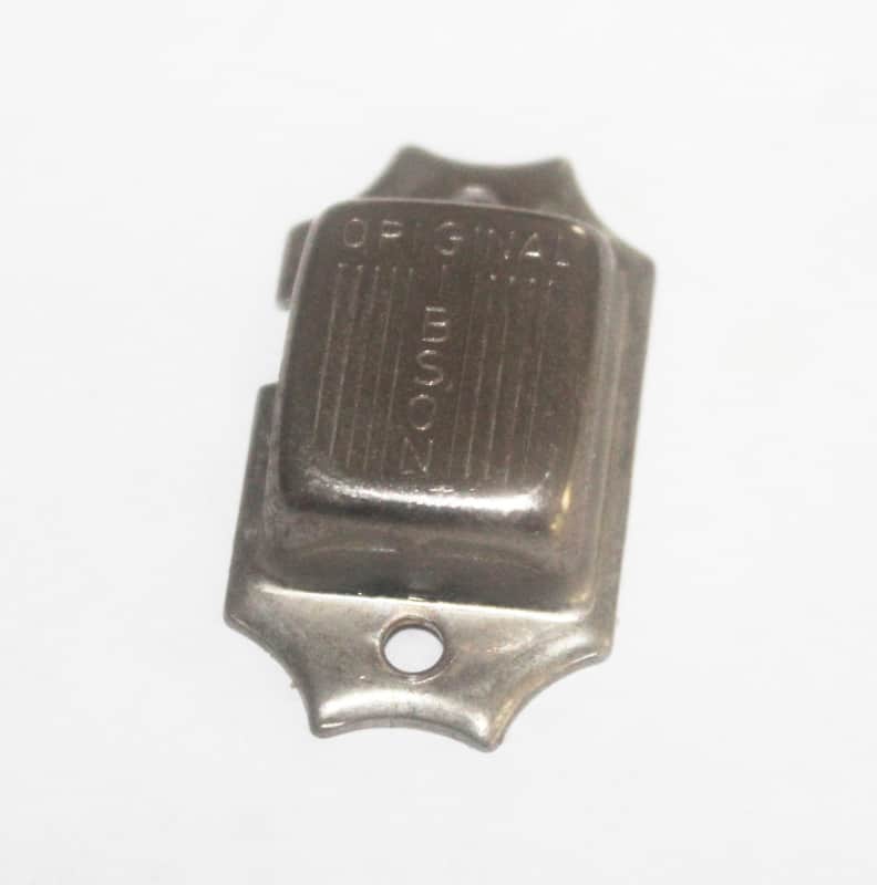 Vintage 1976 Gibson Original Logo Tuner Cover Treble Side Embossed 1977 1970's Germany (01162) image 1