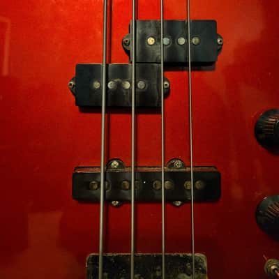 Fender Contemporary Power Jazz Bass Special 1987 - 1990 - Candy Apple Red image 9