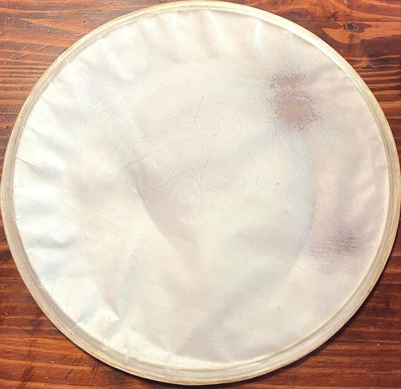 Vintage 16” Calfskin Drum Head - Good Condition - We Ship Fast! image 1