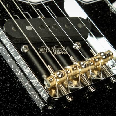 2023 - Suhr Eddie's Guitars Exclusive Custom Classic T Roasted - Black Sparkle image 19