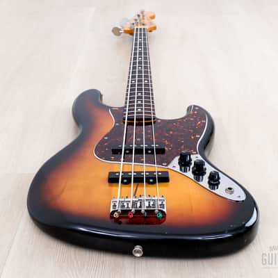 1988 Fender Jazz Bass ‘62 Vintage Reissue JB62-60 Sunburst, Japan MIJ Fujigen image 10