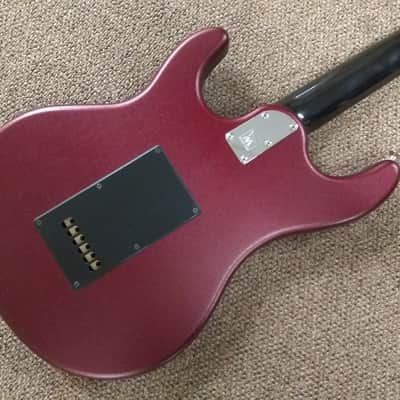 Ernie Ball Music Man Sub 1 Guitar Textured Red image 5