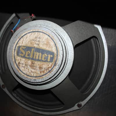 Vintage 1963 Selmer Futurama Bassist Major Valve Amplifier Head & Cabinet MINT image 8