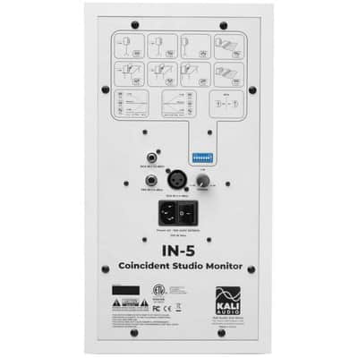 Kali Audio IN-5 5" 3-Way Studio Monitor - Single, White image 3