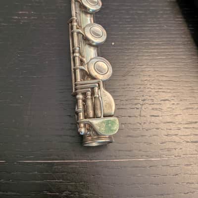 Yamaha YFL-481 Intermediate B-Foot Flute 1990s - Silver image 4