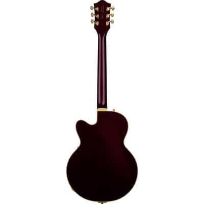 Gretsch Broadkaster Jr. LX Center Block with String-Thru Bigsby Blackberry - Semi Acoustic Guitar image 2