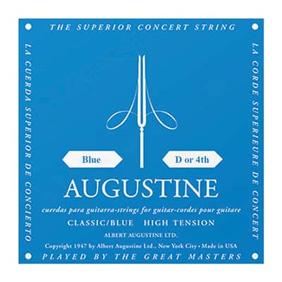 Augustine Blue Label Classic High Tension Single Strings (4th/D String)