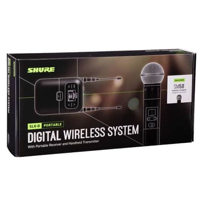 Shure SLXD25/SM58 Portable Digital Wireless Handheld System with SLXD2 Transmitter, SM58 Mic and SLXD5 Receiver G58 image 4
