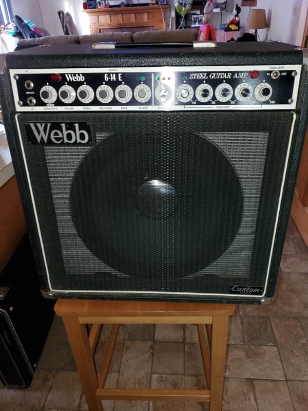 Webb 614-E Steel Guitar  Amp Amplifier  Webb image 1