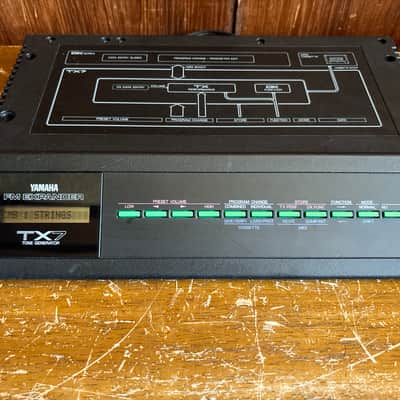 YAMAHA TX7 TONE GENERATOR FM EXPANDER desktop module form of Yamaha's DX7 image 3