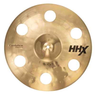 Sabian HHX Evolution O-Zone Crash Cymbal 16" Brilliant image 1
