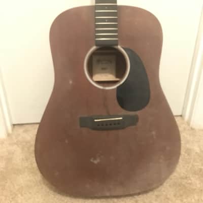Broken Martin Drs1 Mahogany dreadnaught acoustic guitar image 4