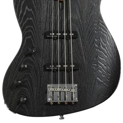 Sire Marcus Miller V6 4-string Left-handed Electric Bass Guitar - Black image 2