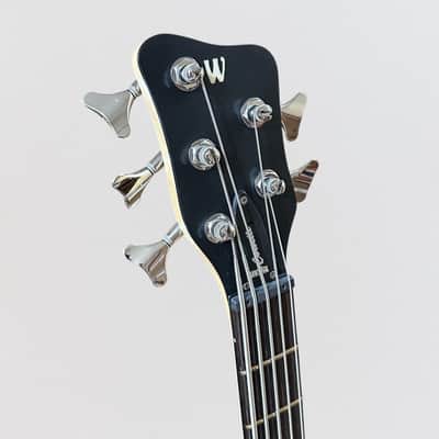 Warwick RockBass Corvette Basic 5 String Electric Bass Guitar - Nirvana Black image 7