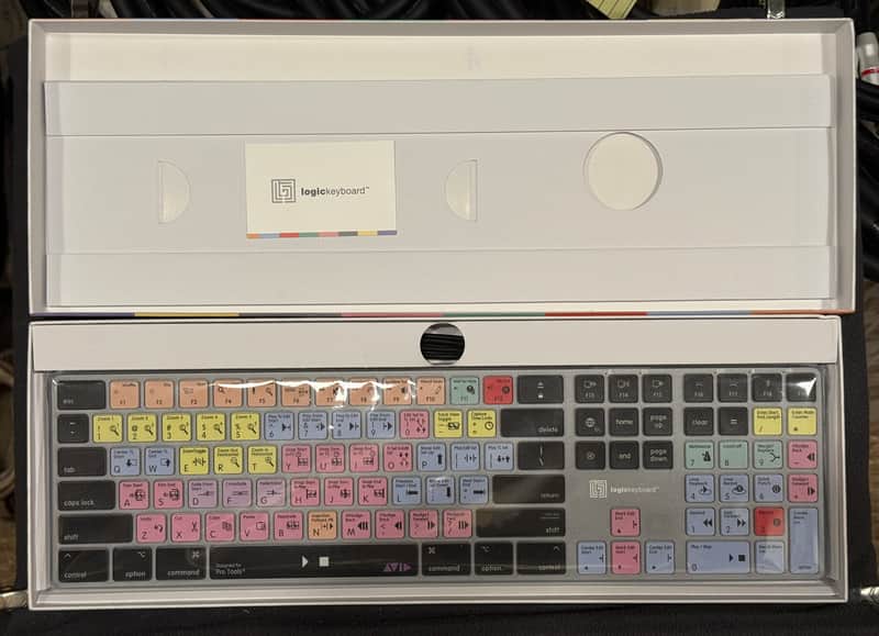 LogicKeyboard Titan Wireless Backlit Keyboard for Avid Pro Tools - Mac 2025 image 1