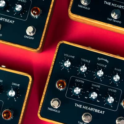 Shotmaker The Heartbeat Preamp Tremolo - oiled wood image 8
