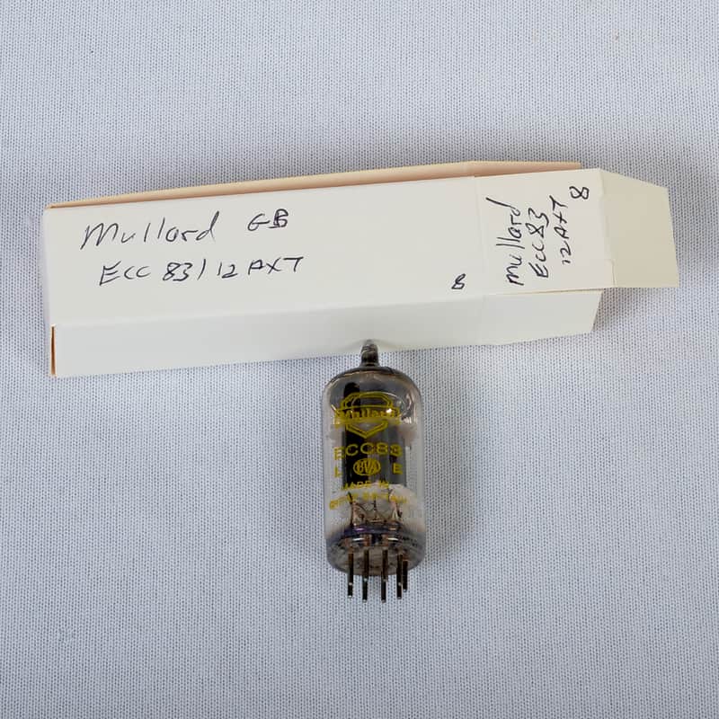 Vintage Mullard ECC83 / 12AX7 Preamp Tube – Made in Great Britain – Tests Strong image 1